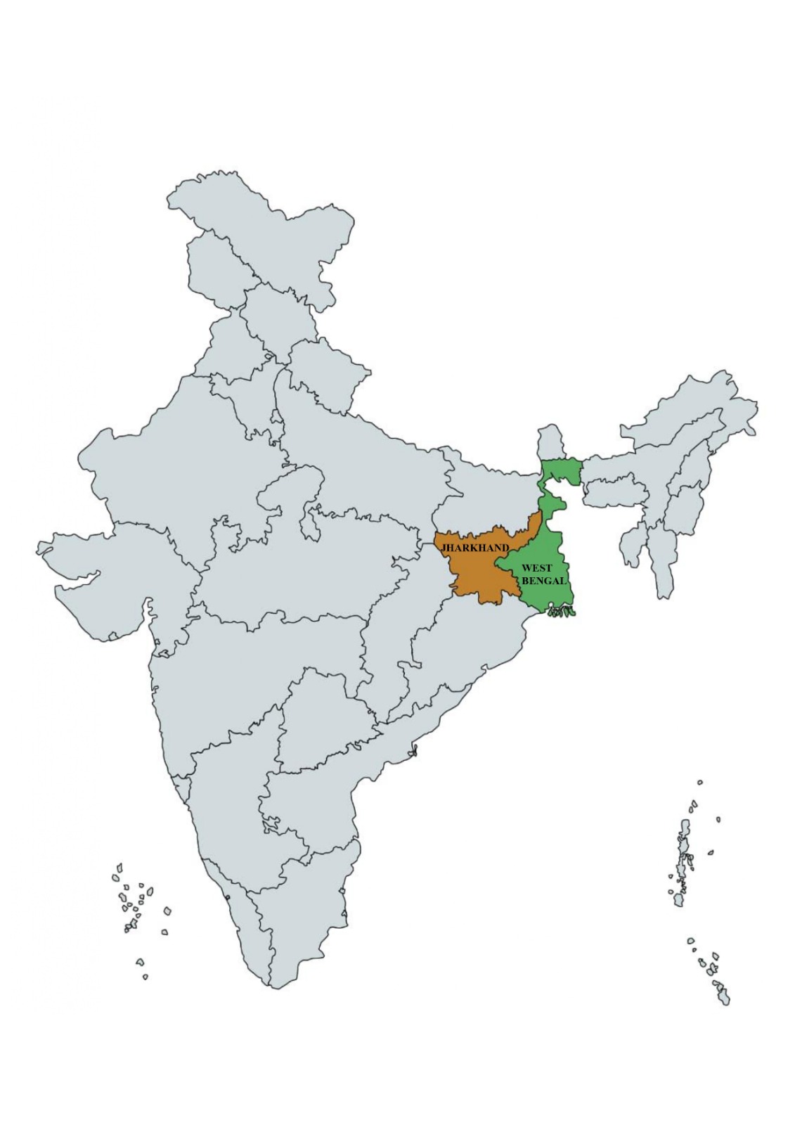 HAPEF Working Areas in India